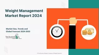 Weight Management Global Market Report 2024