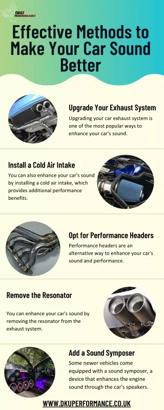 Effective Methods to Make Your Car Sound Better