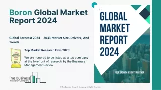Boron Global Market Report 2024