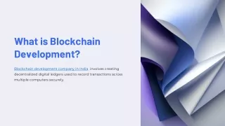 Blockchain Development company