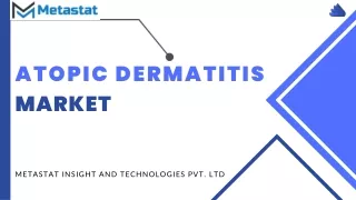 Atopic Dermatitis Market Analysis, Size, Share, Growth, Trends