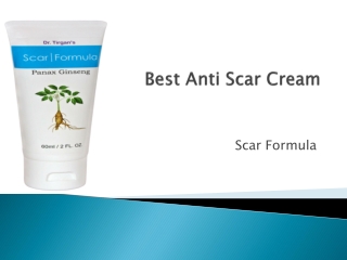 Best Scar Cream