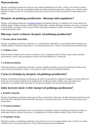 Skarpety od polskiego producenta - dlaczego takie popularne?