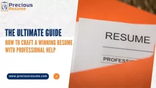 The Ultimate Guide How to Craft a Winning Resume with Professional Help