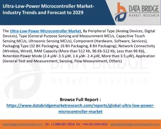 Ultra-Low-Power Microcontroller Market