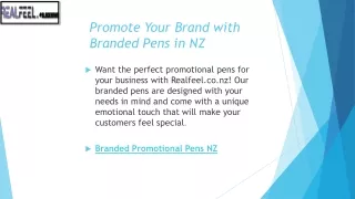 Promote Your Brand with Branded Pens in NZ