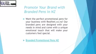 Promote Your Brand with Branded Pens in NZ