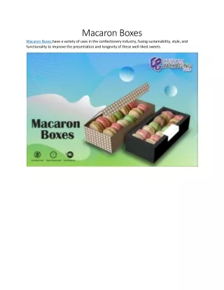 Macaron Boxes