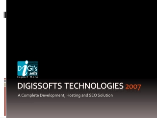 Digissofts Technologies, web hosting and web development