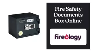 Fire Safety Documents Box Online