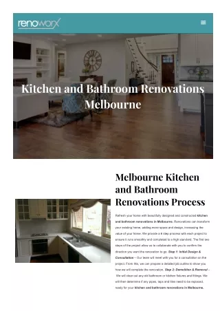 Bathroom Renovations Toorak