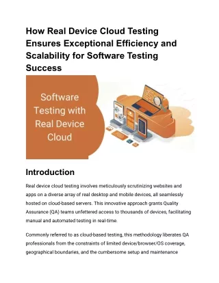 How Real Device Cloud Testing Ensures Exceptional Efficiency and Scalability for Software Testing Success (1)