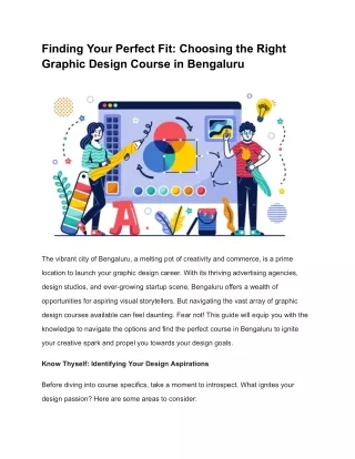 Finding Your Perfect Fit_ Choosing the Right Graphic Design Course in Mumbai