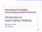 International Foundation Annual Employee Benefits Conference