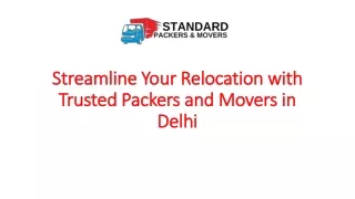 Relocation with Trusted Packers and Movers in Uttam Nagar