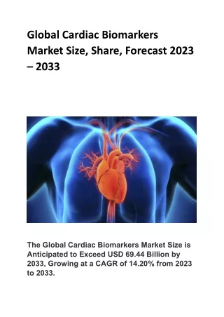 Global Cardiac Biomarkers Market