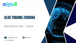 Algo trading zerodha | Algoji