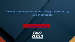 Seamless user experiences and driving success  — Logo Design Singapore