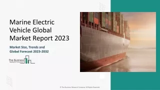 Marine Electric Vehicle Market Size, Share, Trends, Analysis 2024-2033