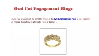 Oval Cut Engagement Rings