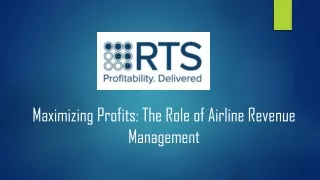 Role of Airline Revenue Management (1)