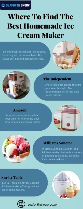 Where To Find The Best Homemade Ice Cream Maker