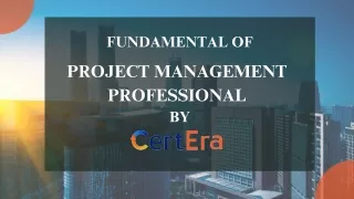 fundamental of  PMP