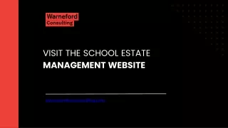 Visit the school estate management website Warneford Consulting