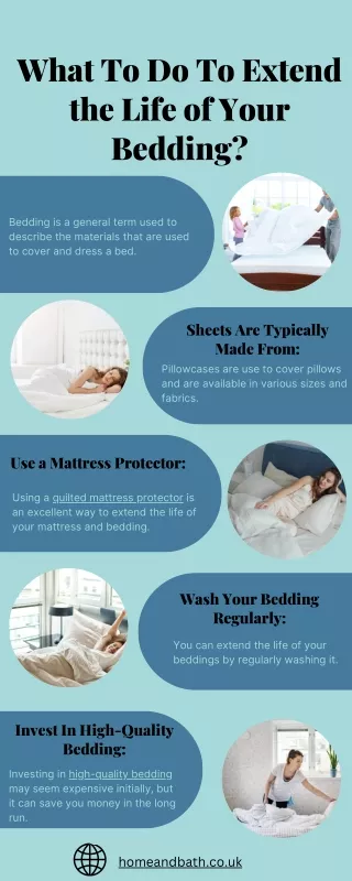 What To Do To Extend the Life of Your Bedding