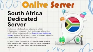 5 reason why choose south africa dedicated server