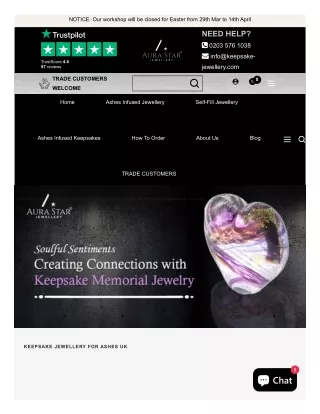 Creating Connections with Keepsake Memorial Jewelry