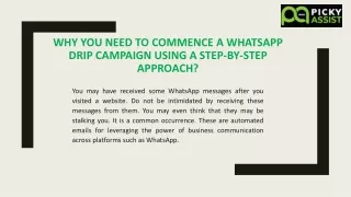 Why You Need To Commence A WhatsApp Drip Campaign Using A Step-By-Step Approach