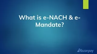 e-Mandate