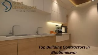 Top Building Contractors in Bhubaneswar