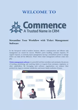 Ticket Management Software