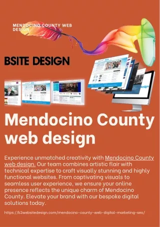 Mendocino County web design