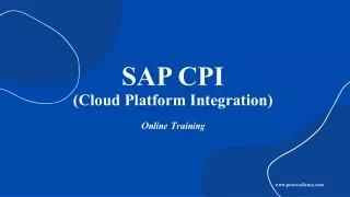 Unleash the Power of Integration with SAP CPI Online Training