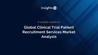 Global Clinical Trial Patient Recruitment Services Market Sample Report 2022-30