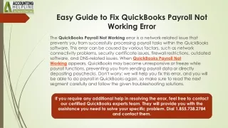 Resolve QuickBooks Payroll Not Working: Expert Tips & Tricks