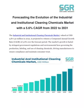 Forecasting the Evolution of the Industrial and Institutional Cleaning Chemicals