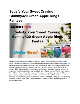 Buy Delta 9 THC Gummies Store Online | Gummy420.com