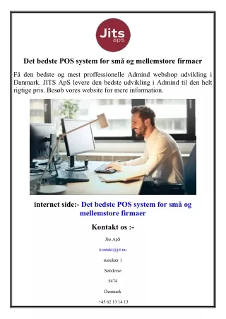 Det bedste POS system for små og mellemstore firmaer