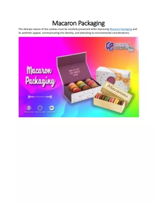 Macaron Packaging