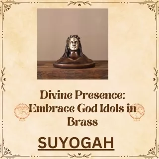 Divine Presence Embrace God Idols in Brass