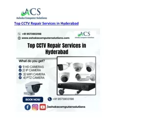 Top CCTV Repair Services in Hyderabad