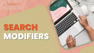 Search Modifiers