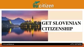 GET SLOVENIAN CITIZENSHIP