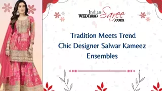 Tradition Meets Trend Chic Designer Salwar Kameez Ensembles