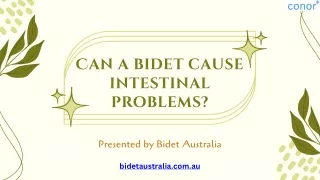 Can a bidet cause intestinal problems