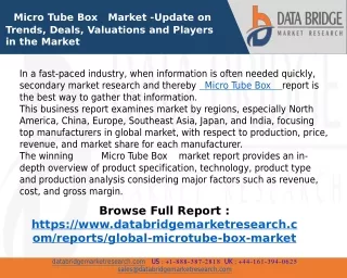 Micro Tube Box